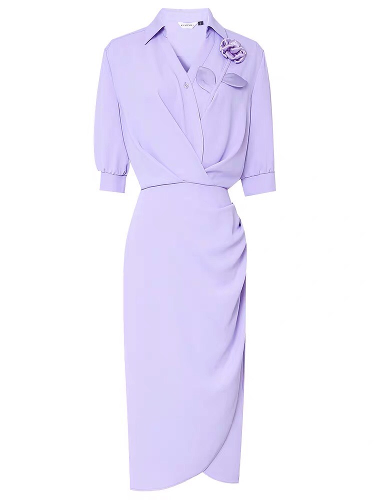 ĐẦM TIỆC KẾT HOA NỔI KÈM BELT